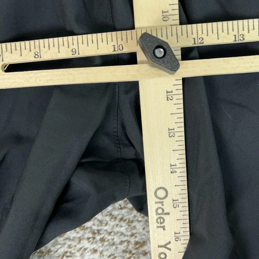 Nike Pants Womens M Black Dri FIT Track Relaxed Ultra High Waisted Running Gym